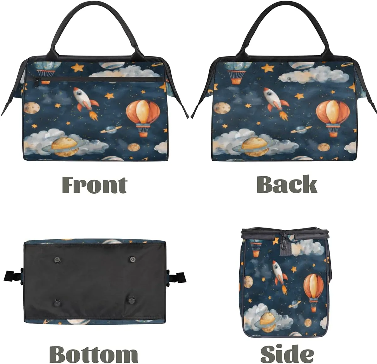 Tote Bag for Women, Lightweight Tote Bag with Zipper, Large Shoulder Bag Handbag for Travel, Work