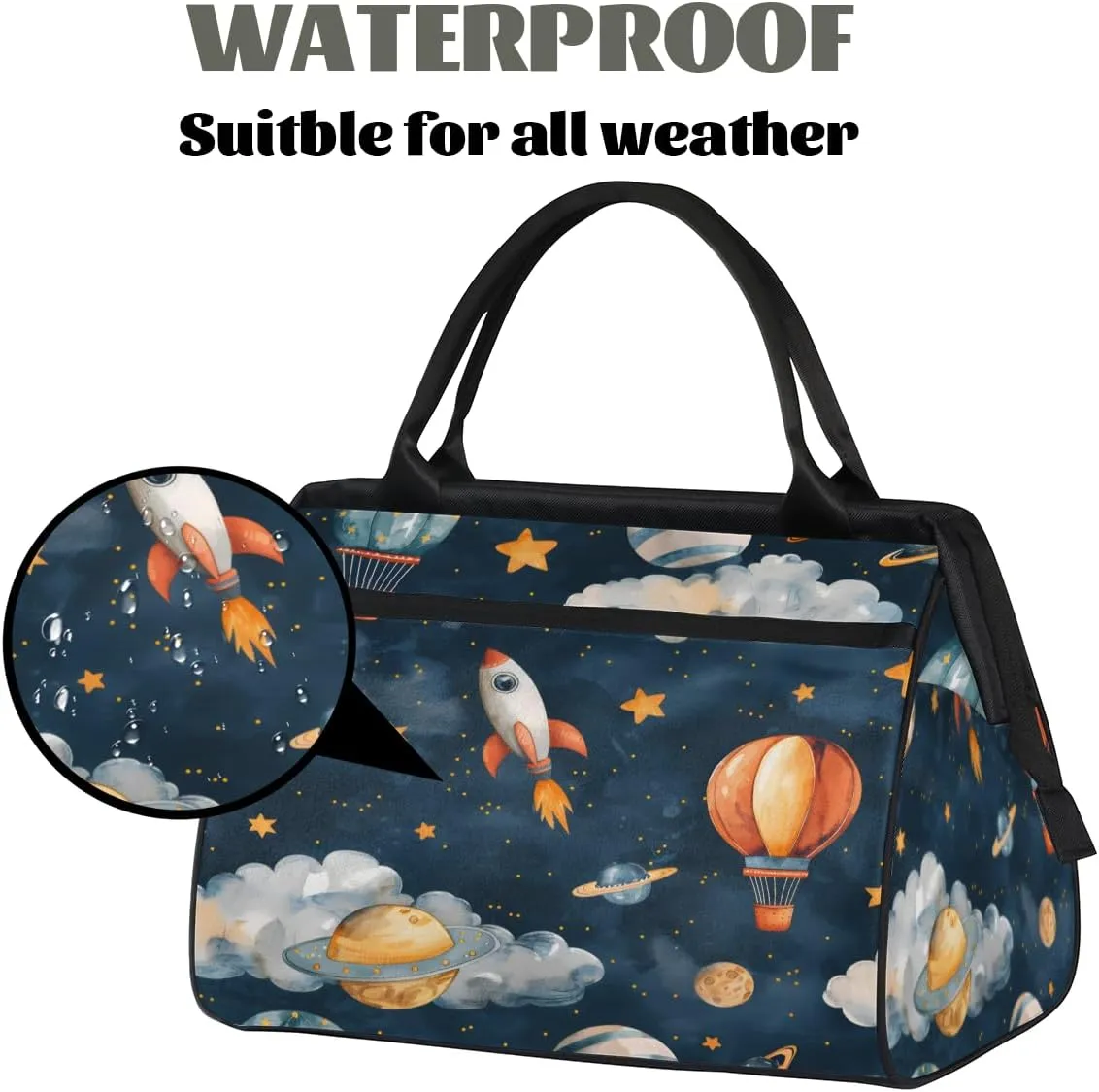 Tote Bag for Women, Lightweight Tote Bag with Zipper, Large Shoulder Bag Handbag for Travel, Work