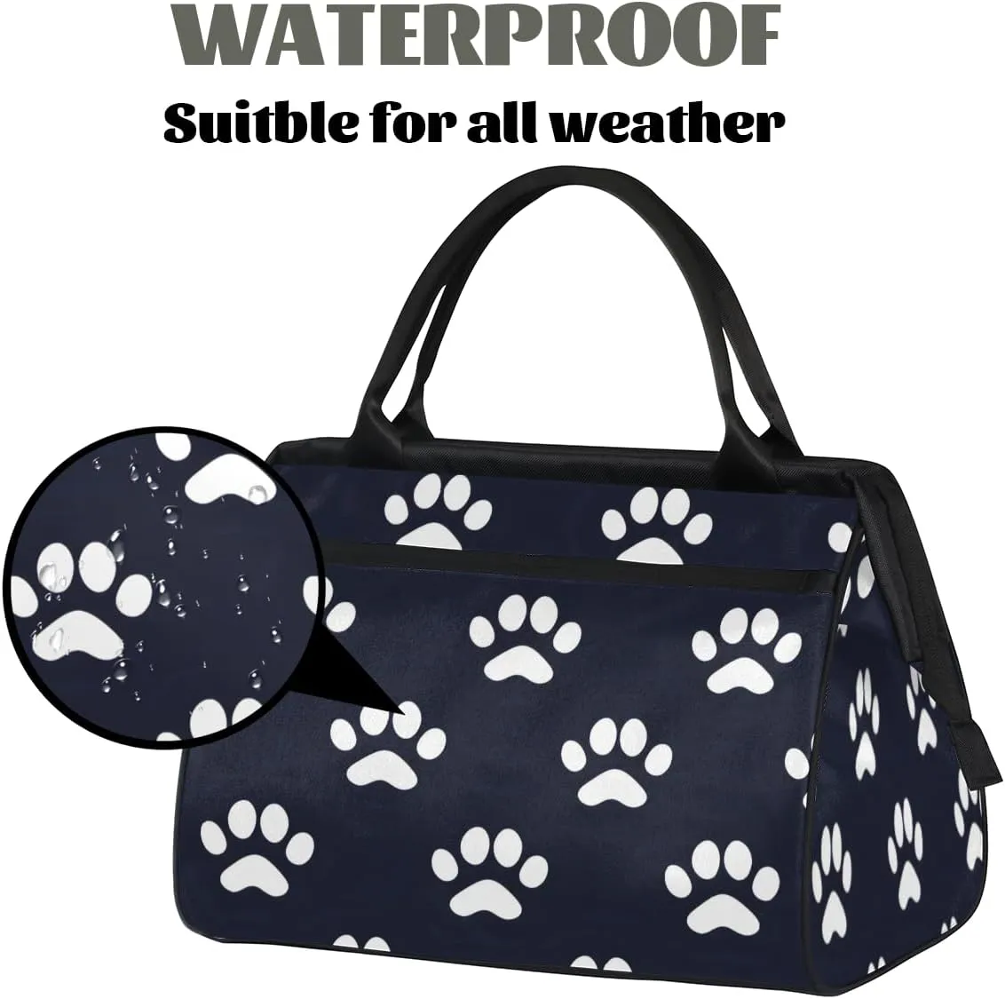 Tote Bag for Women, Lightweight Tote Bag with Zipper, Large Shoulder Bag Handbag for Travel, Work
