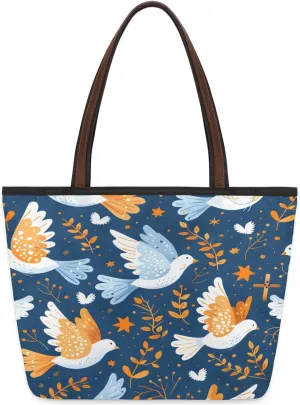Tote Bag for Women with Zipper Large Capacity Top Handle Casual Shoulder Bag Handbag Reusable Shopping