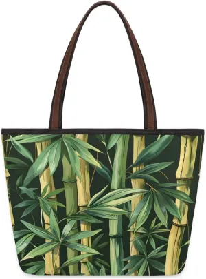 Tote Bag for Women with Zipper Large Capacity Top Handle Casual Shoulder Bag Handbag Reusable Shopping