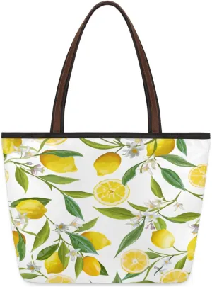 Tote Bag for Women with Zipper Large Capacity Top Handle Casual Shoulder Bag Handbag Reusable Shopping