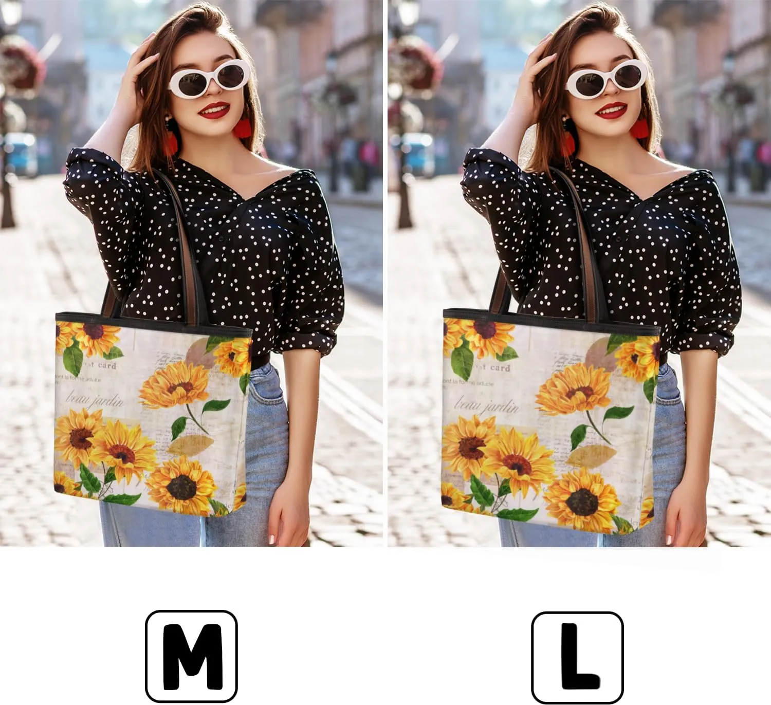 Tote Bag for Women with Zipper Large Capacity Top Handle Casual Shoulder Bag Handbag Reusable Shopping