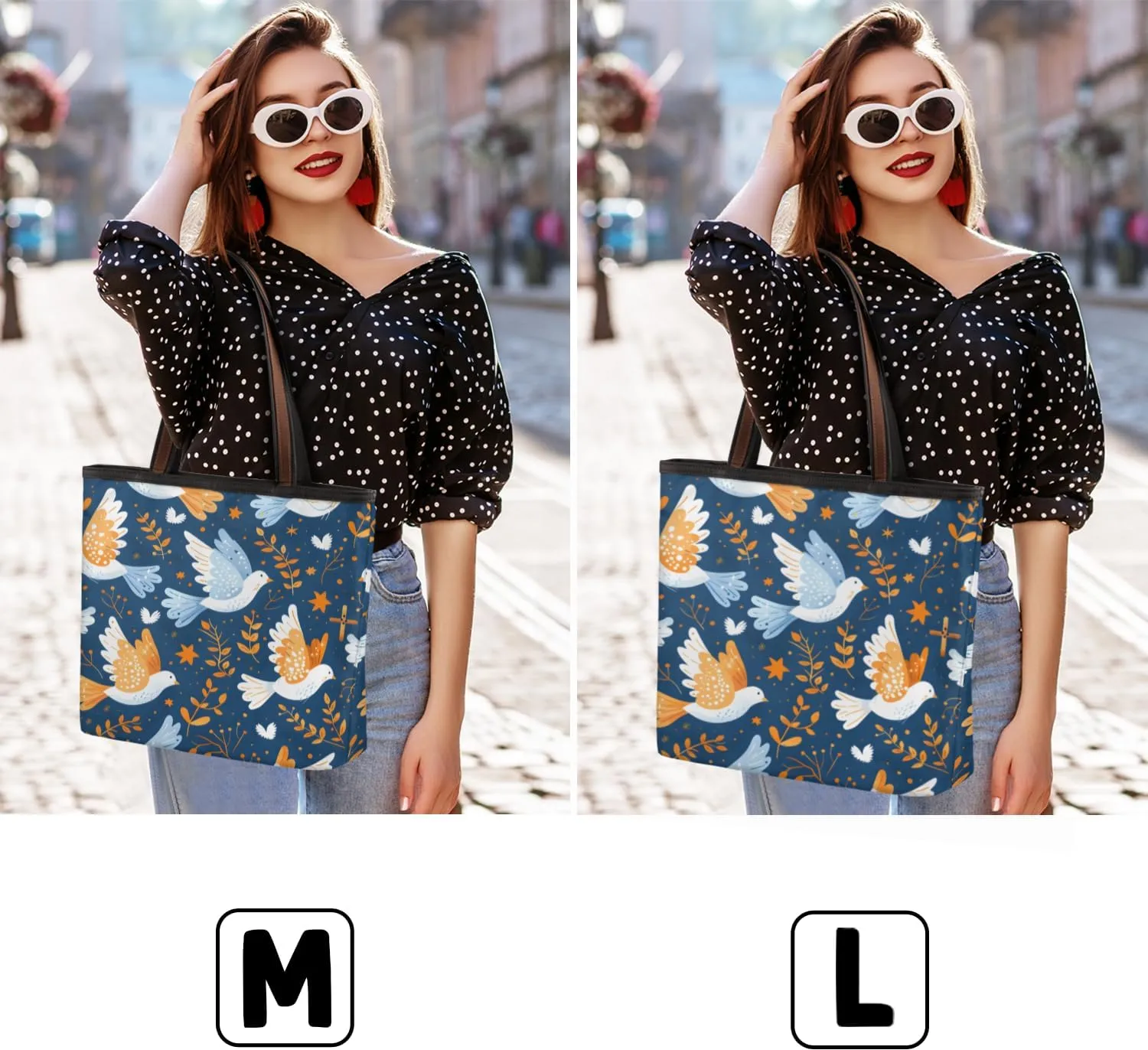 Tote Bag for Women with Zipper Large Capacity Top Handle Casual Shoulder Bag Handbag Reusable Shopping