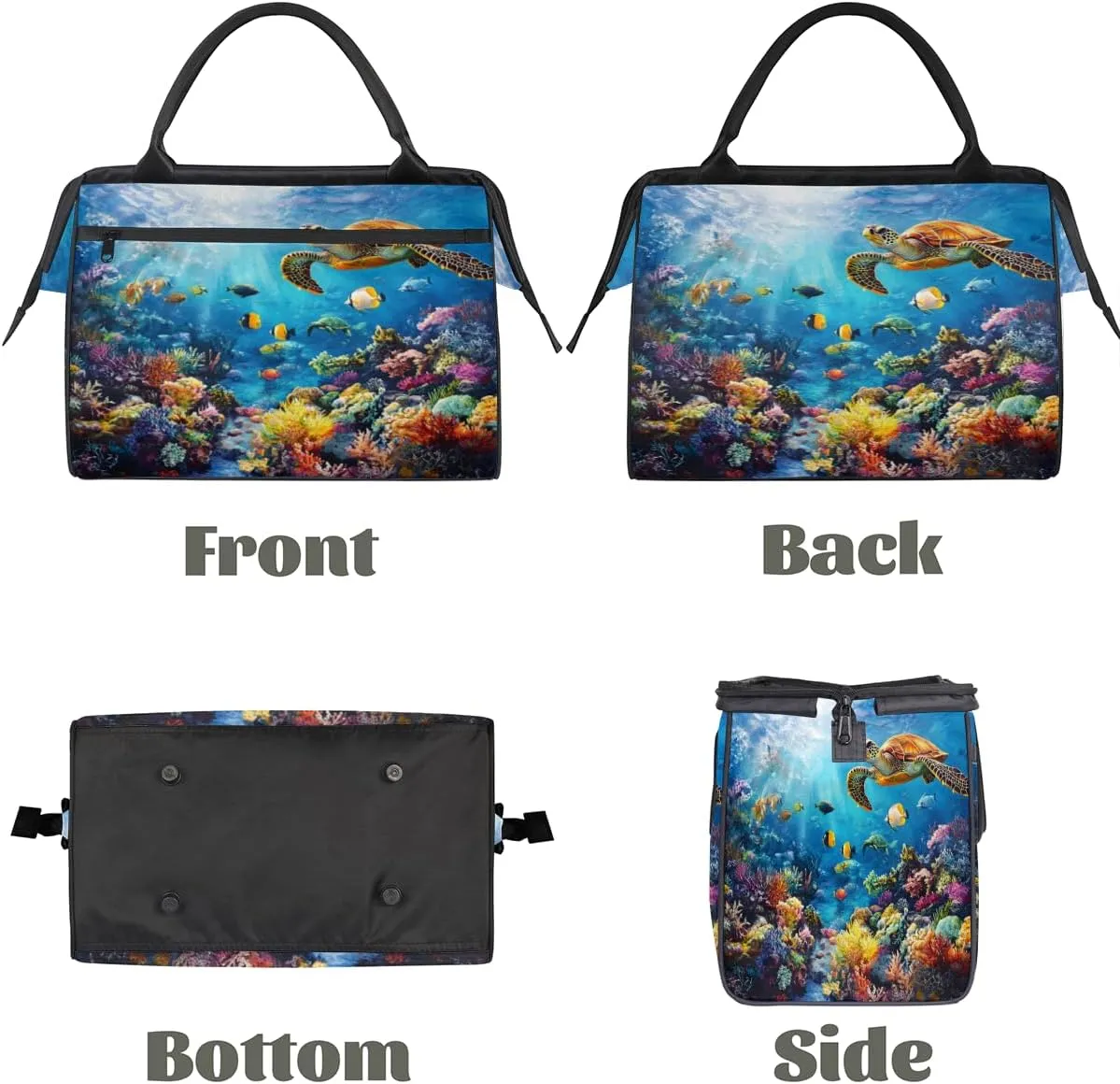Tote Bag for Women with Zipper, Large Shoulder Bag Handbag for Travel Sports Work