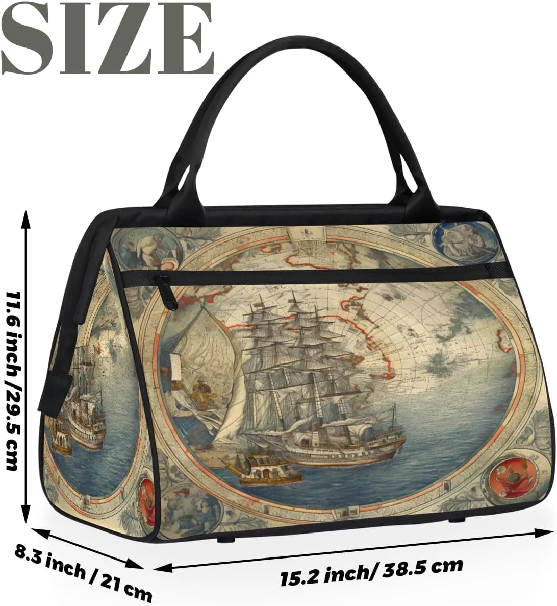 Tote Bag for Women with Zipper, Lightweight Travel Tote Bag Large Shoulder Bag Handbag for Work, Gym