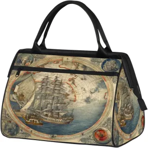 Tote Bag for Women with Zipper, Lightweight Travel Tote Bag Large Shoulder Bag Handbag for Work, Gym