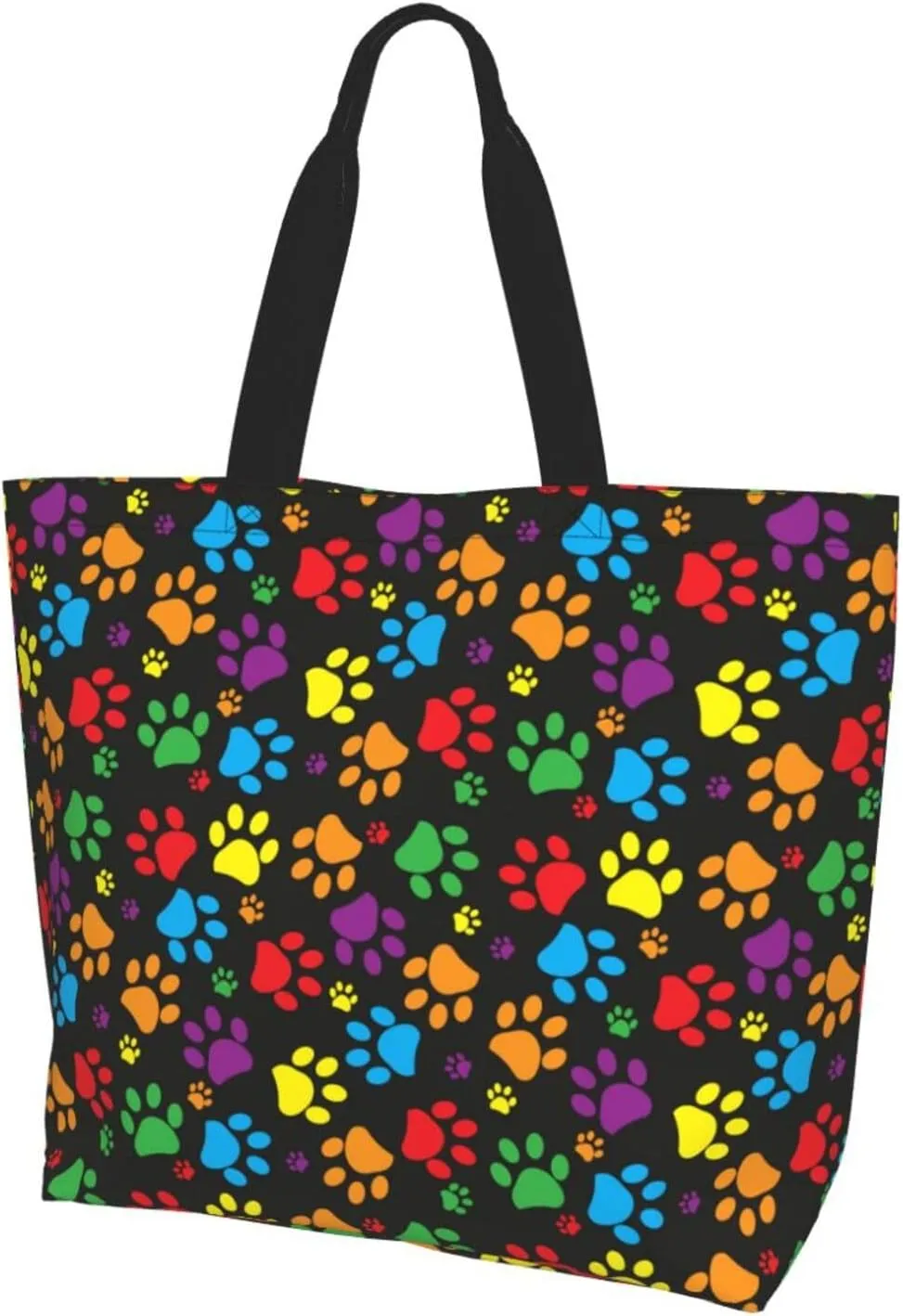 Tote Bag For Womens, Large Casual Shoulder Sling Bags Reusable Grocery Handbag For Travel Shopping Gym