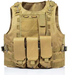 Trainning Tactical Airsoft Paintball Combat Swat Assault Army Shooting Hunting Outdoor Molle Police Vest