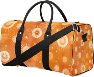 Travel Duffle Bag Cute Sun Gym Bags for Men Women Travel Duffel Bags with Adjustable Shoulder Strap Carry On Weekender Bag