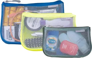 Travelon Set of 3 Assorted Piped Pouches