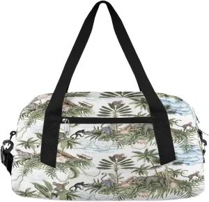 Tree Leaves Animal Gym Bag, Duffle Bag, Weekender Bag, Duffel Bag, Overnight Bag, Travel Duffel Bag, Dance Bag, Tote Bag, Beach Bag, Pool Bag, Gym Duffle Bag, Carry on Bag