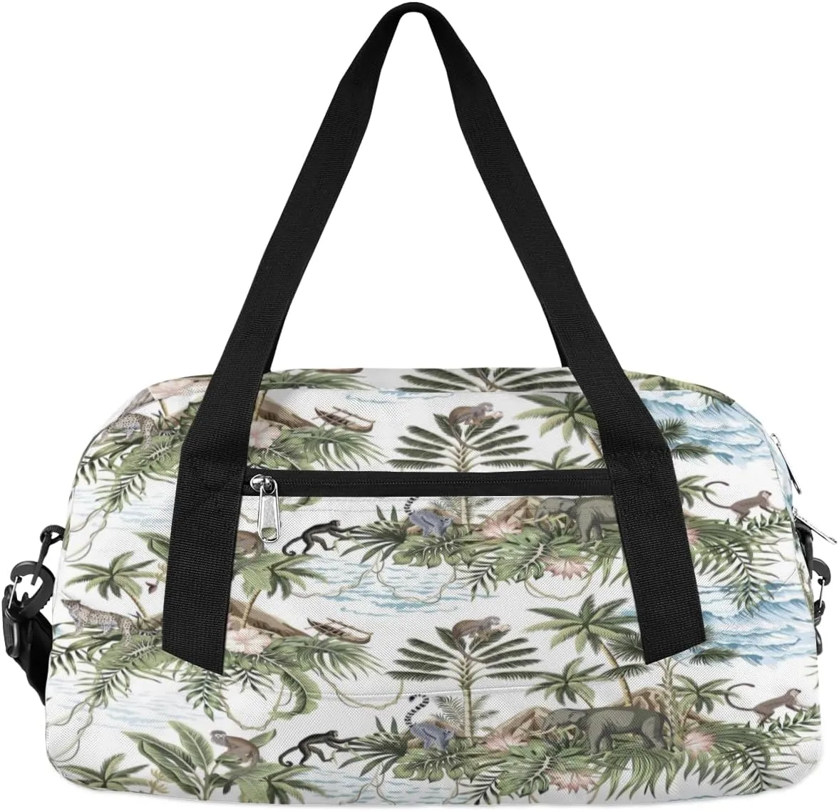 Tree Leaves Animal Gym Bag, Duffle Bag, Weekender Bag, Duffel Bag, Overnight Bag, Travel Duffel Bag, Dance Bag, Tote Bag, Beach Bag, Pool Bag, Gym Duffle Bag, Carry on Bag