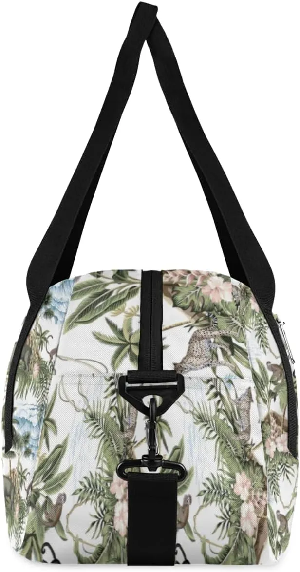Tree Leaves Animal Gym Bag, Duffle Bag, Weekender Bag, Duffel Bag, Overnight Bag, Travel Duffel Bag, Dance Bag, Tote Bag, Beach Bag, Pool Bag, Gym Duffle Bag, Carry on Bag