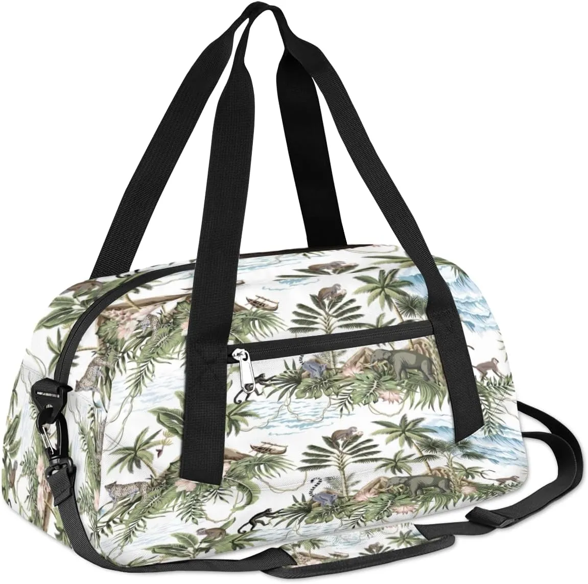 Tree Leaves Animal Gym Bag, Duffle Bag, Weekender Bag, Duffel Bag, Overnight Bag, Travel Duffel Bag, Dance Bag, Tote Bag, Beach Bag, Pool Bag, Gym Duffle Bag, Carry on Bag