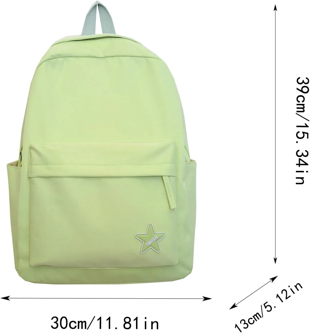 Trendy Student Backpack Casual Versatile Large Capacity Shoulder Bag for College Stylish Everyday Use (Blue, One Size)
