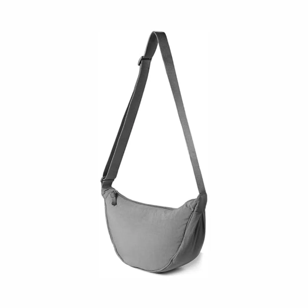 Tressential Nylon Half Moon Shape Crossbody Sling Bag