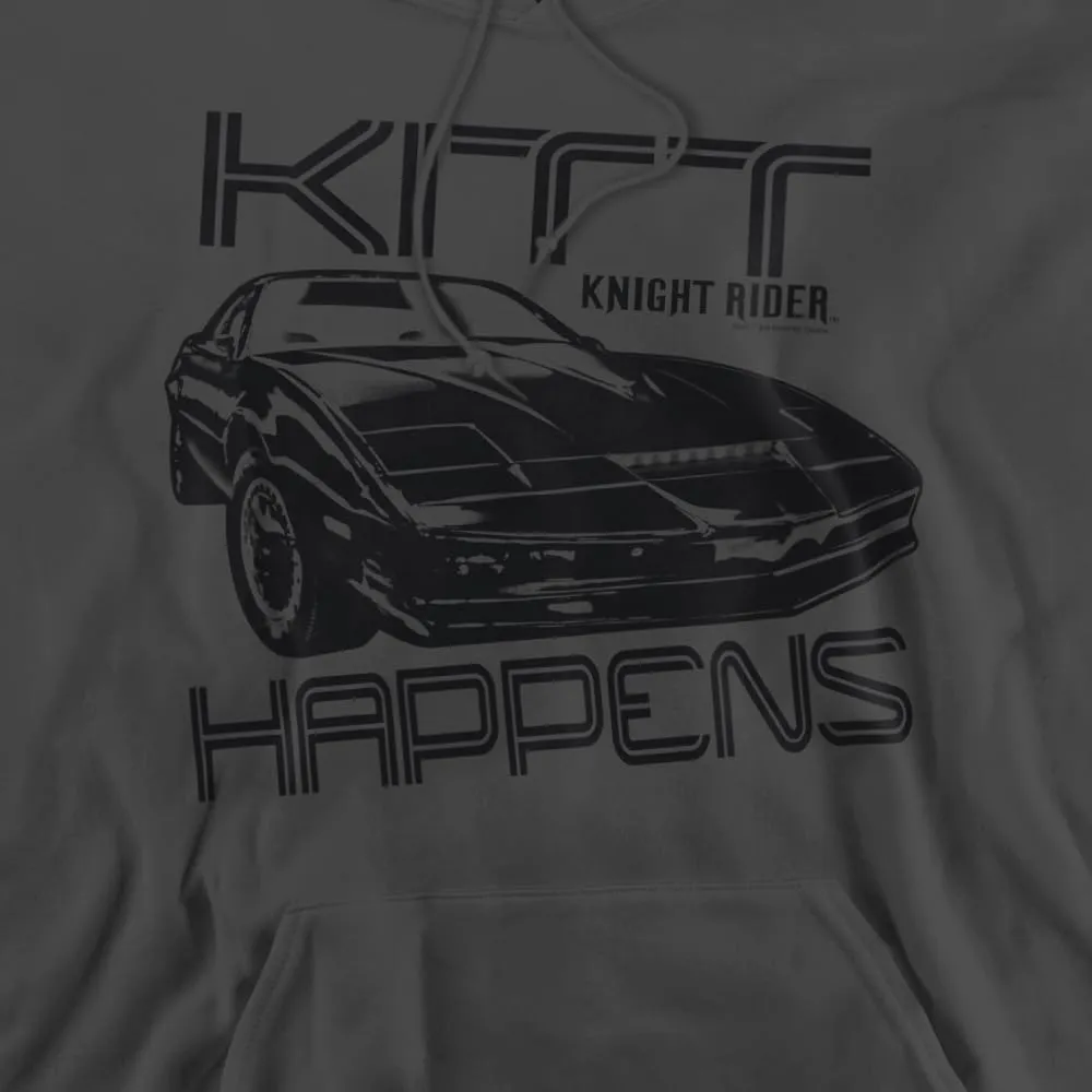 Trevco Knight Rider Kitt Happens Unisex Adult Pull-Over Hoodie