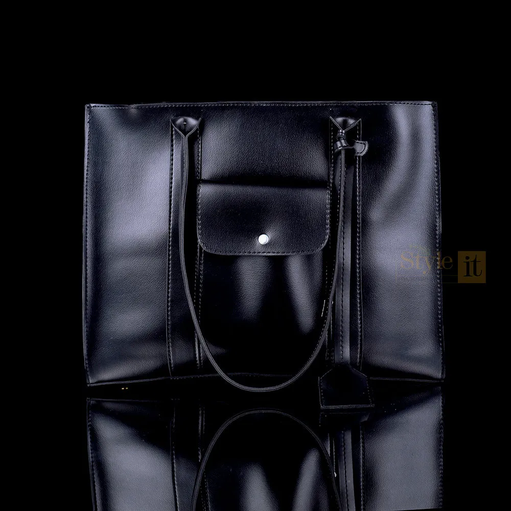 Triplet Black Tote Set