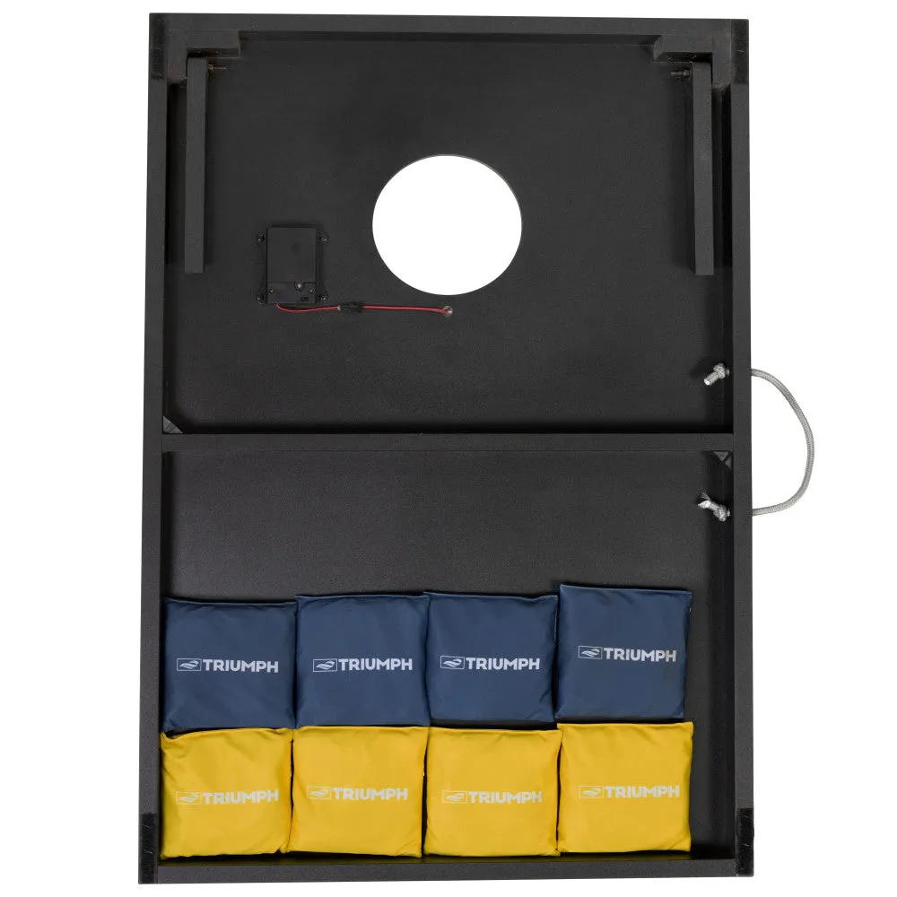 Triumph LED Blue and Yellow 2x3 Cornhole Set