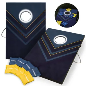 Triumph LED Blue and Yellow 2x3 Cornhole Set