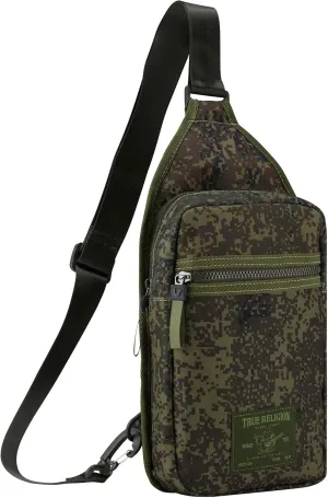 True Religion Crossbody Bags for Women & Men, Sling Bag for Men, Women Cross Body Bag, Sling Backpack Travel Bag Travel Purse