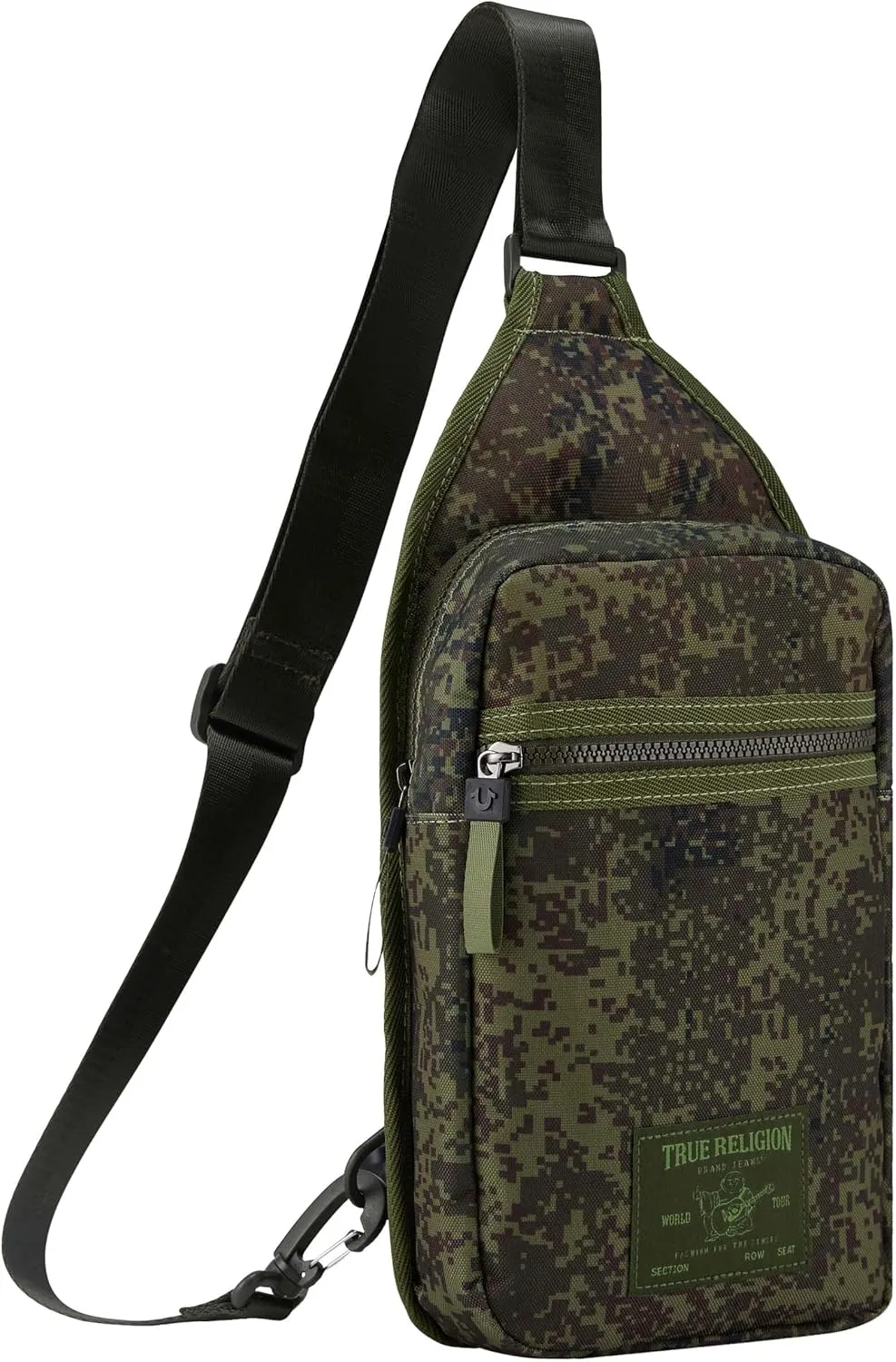 True Religion Crossbody Bags for Women & Men, Sling Bag for Men, Women Cross Body Bag, Sling Backpack Travel Bag Travel Purse