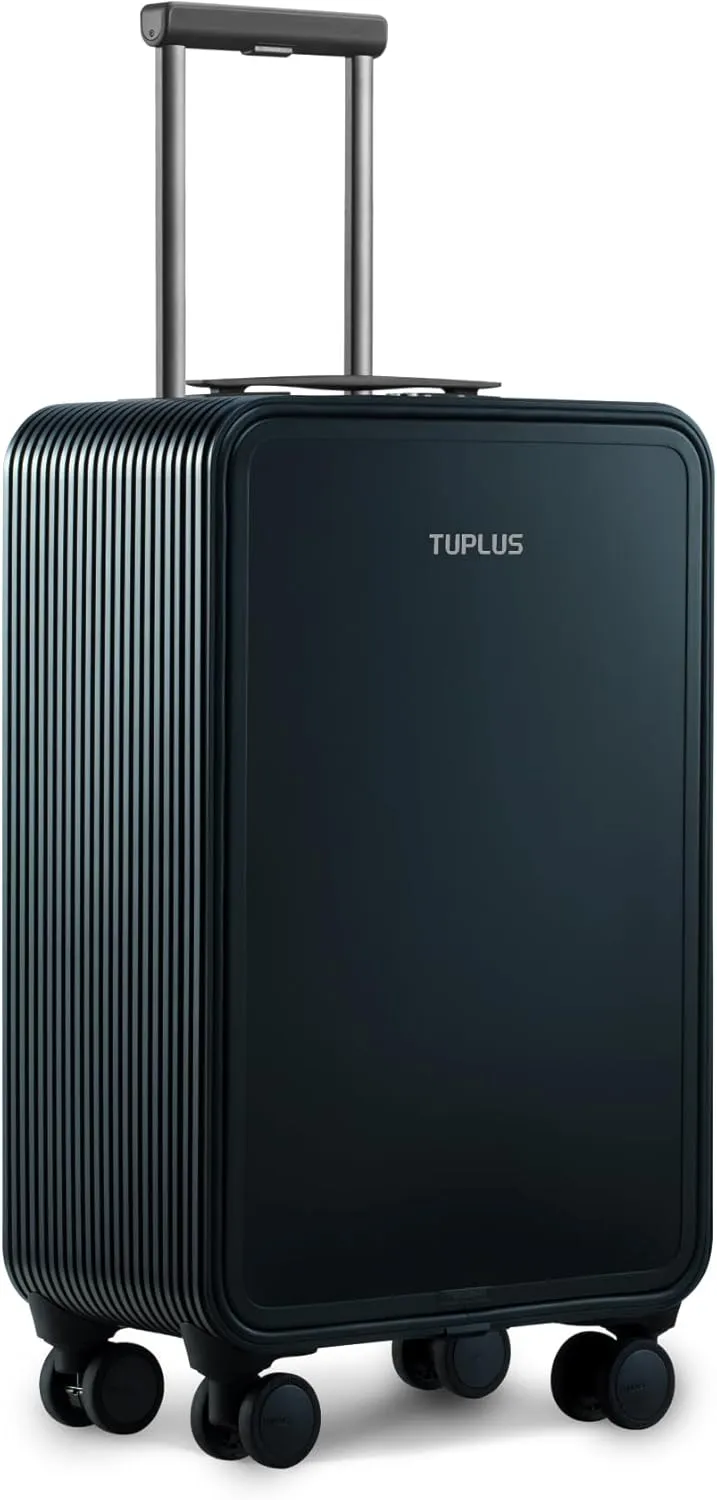 TUPLUS Aluminum Suitcase Hard Shell Luggage Hold Check in Travel Case with 4 Spinner Wheels, Quick Series
