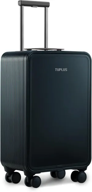 TUPLUS Aluminum Suitcase Hard Shell Luggage Hold Check in Travel Case with 4 Spinner Wheels, Quick Series