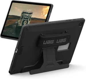 UAG Designed for Samsung Galaxy Tab A9 Plus Case 11" SM-X216B Scout w/Handstrap & Kickstand Black, Rugged Military Dropproof Protective Cover by URBAN ARMOR GEAR