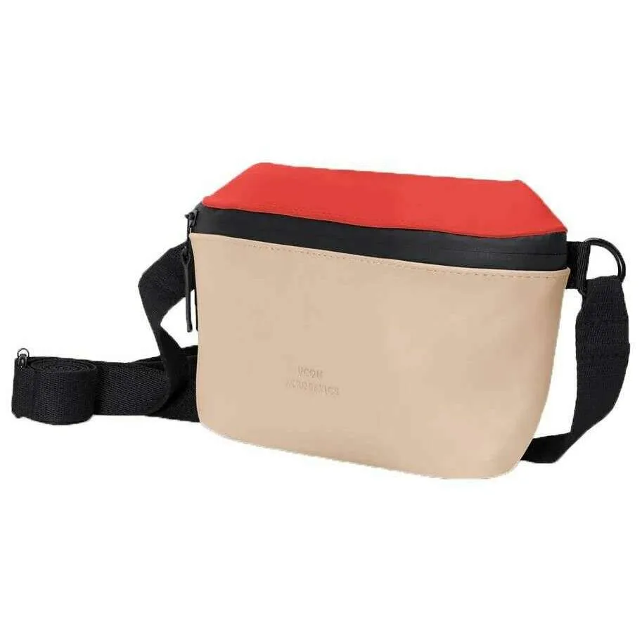 Ucon Acrobatics Lotus Jona Medium Crossbody Bag - Red/Light Almond Cream