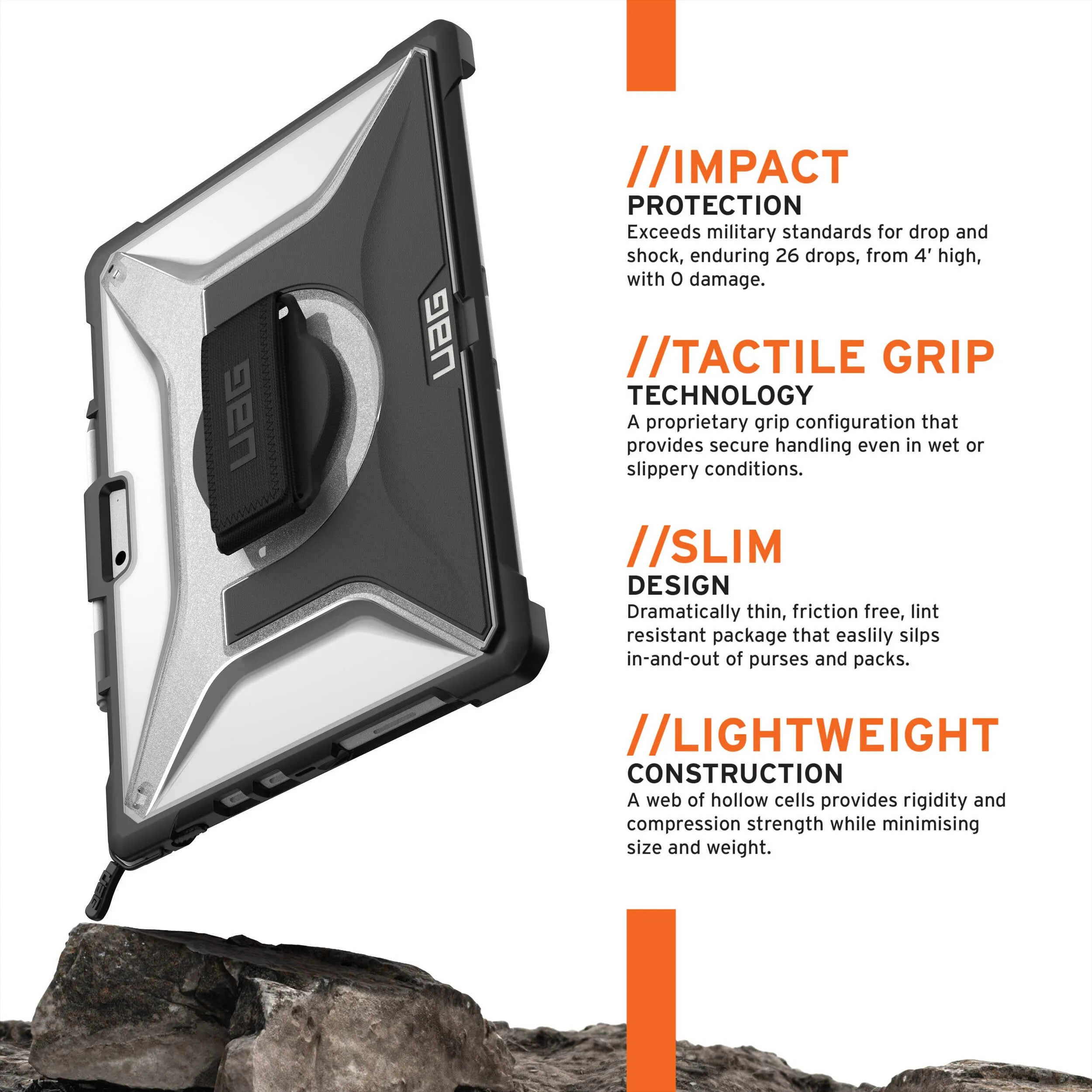 Urban Armor Gear Plasma Case for Microsoft Surface Pro 8 (Ice)