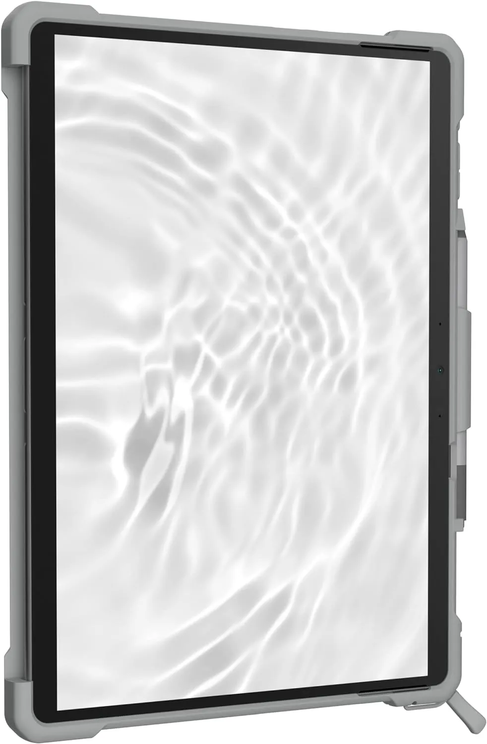 URBAN ARMOR GEAR UAG Designed for Microsoft Surface Pro 11/10/9 Case Plasma Healthcare White/Gray Dropproof Rugged Protective Cover with Multi-angle Built-in Kickstand Pen Holder Hand & Shoulder Strap