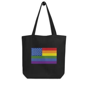USA Gay Pride Flag - Eco Tote Bag