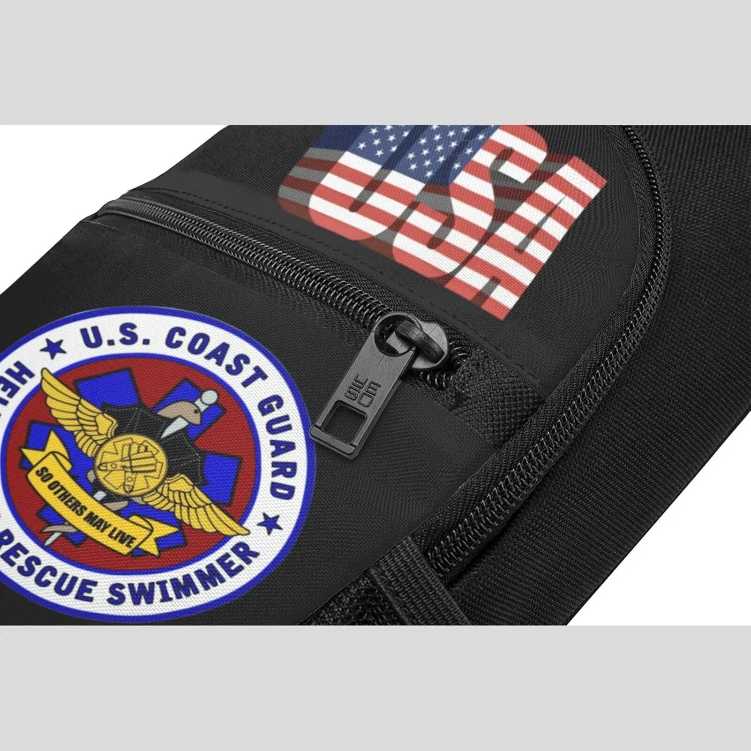 USCG Asts (Helicopter Rescue Swimmers)，Fashion One-Shoulder Bag，Anti-Theft Crossbody Shoulder Chest Bag