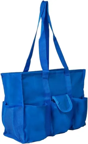 Utility Tote Bag with Zipper Top - Large Multipurpose Tote Organizer Bag