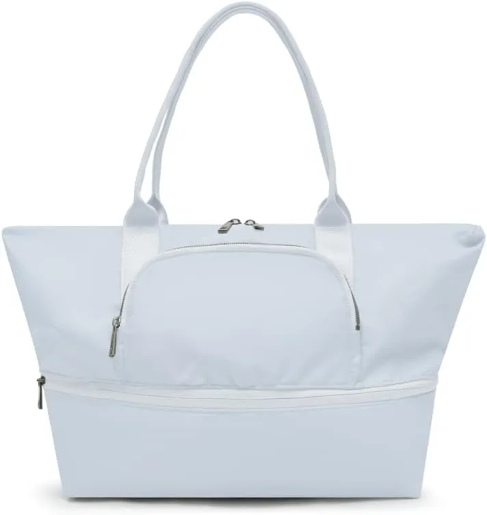 VAKAER Women's Tote Bag Carry on Bag with Luggage Sleeve Travel Duffel Weekender Overnight Expandable Bags for Sports Gym