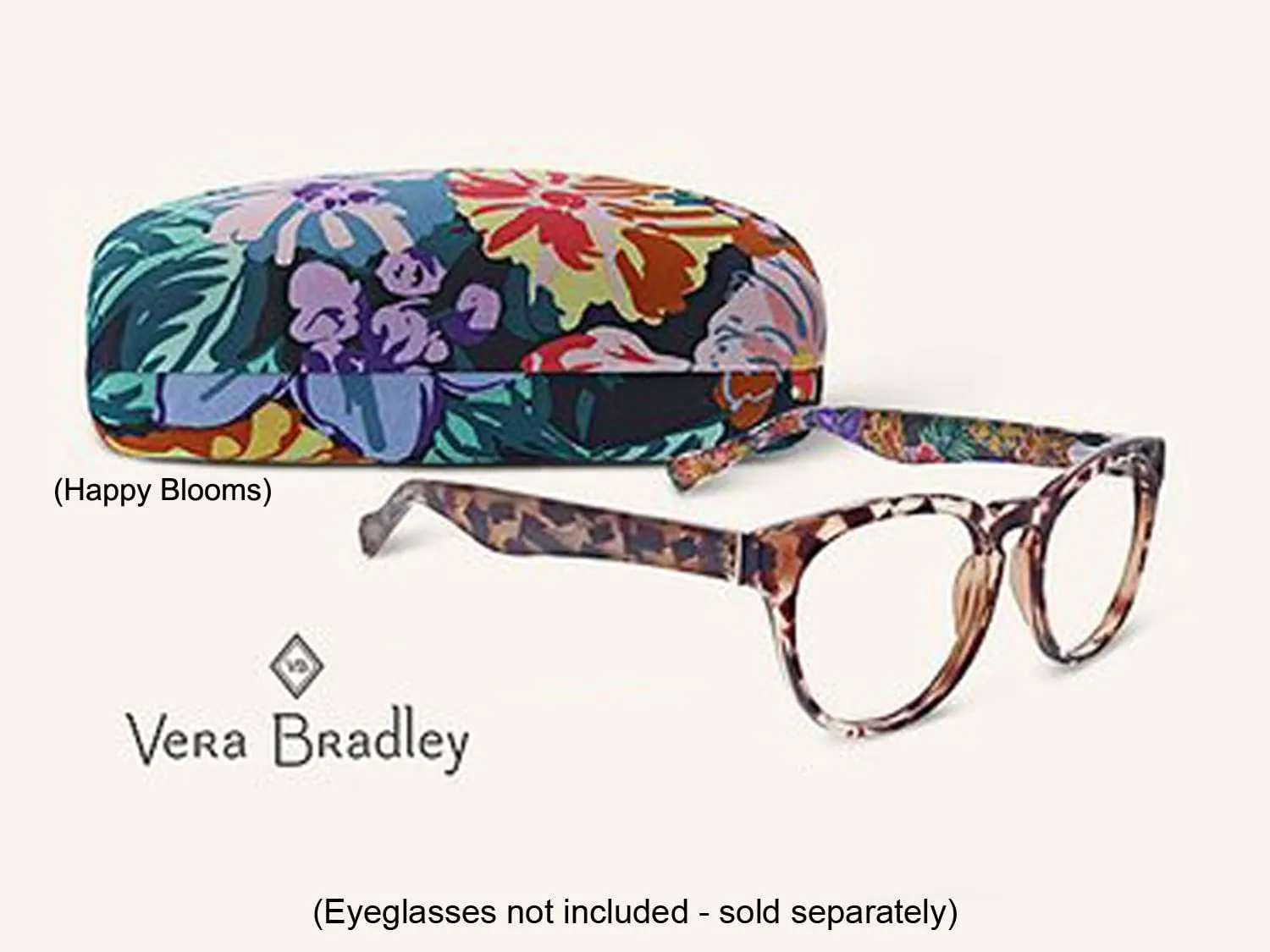 Vera Bradley Sunglasses/Eyeglasses Clamshell Hard Case