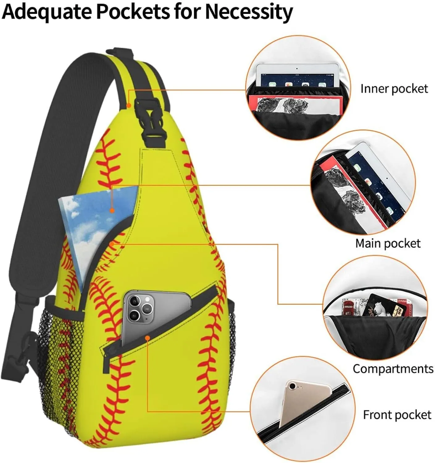 Vintage Elephant Sling Backpack Unisex Crossbody Chest Bag Shoulder Chest Bag For Women Men Hiking Travel