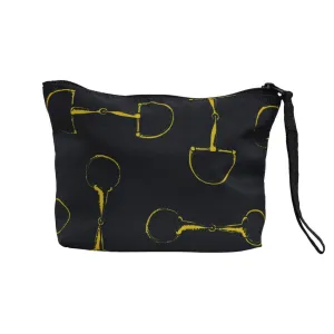 Vintage Snaffles Accessory Bag, Black