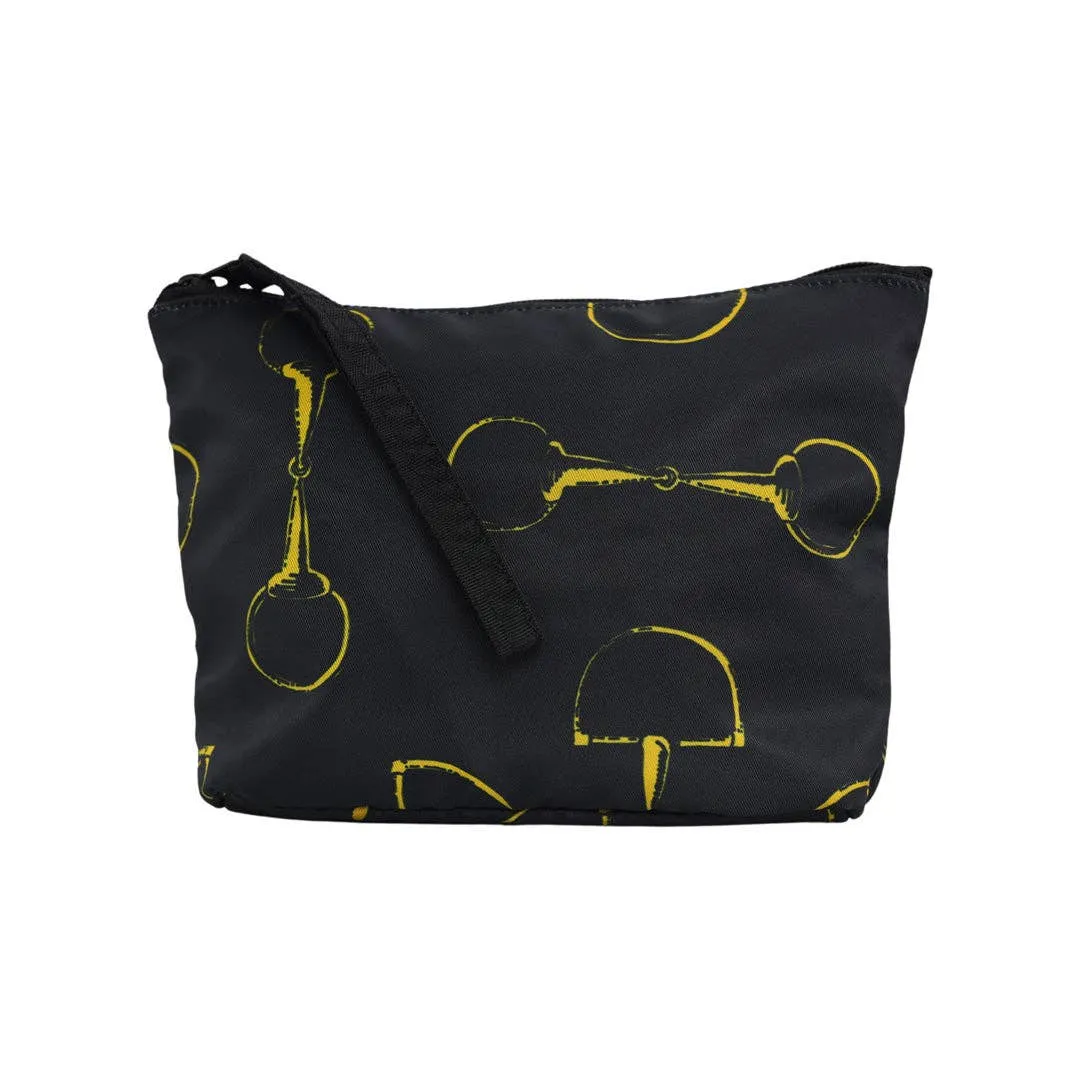 Vintage Snaffles Accessory Bag, Black