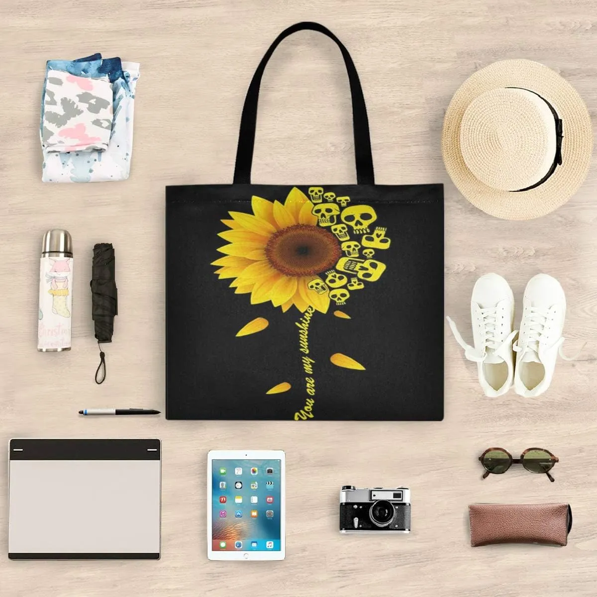 visesunny Women Fashion Handbags Tote Bag Shoulder Bag Top Handle Shopping Travel Bags for Gym Beach Travel Daily