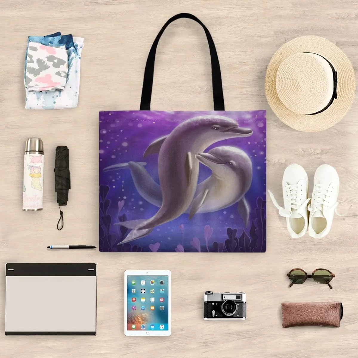 visesunny Women Fashion Handbags Tote Bag Shoulder Bag Top Handle Shopping Travel Bags