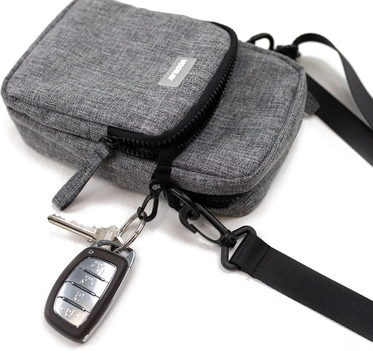 VOORAY 1L Lightweight Core Crossbody Bag – Adjustable Belt Bag for Gym & Travel