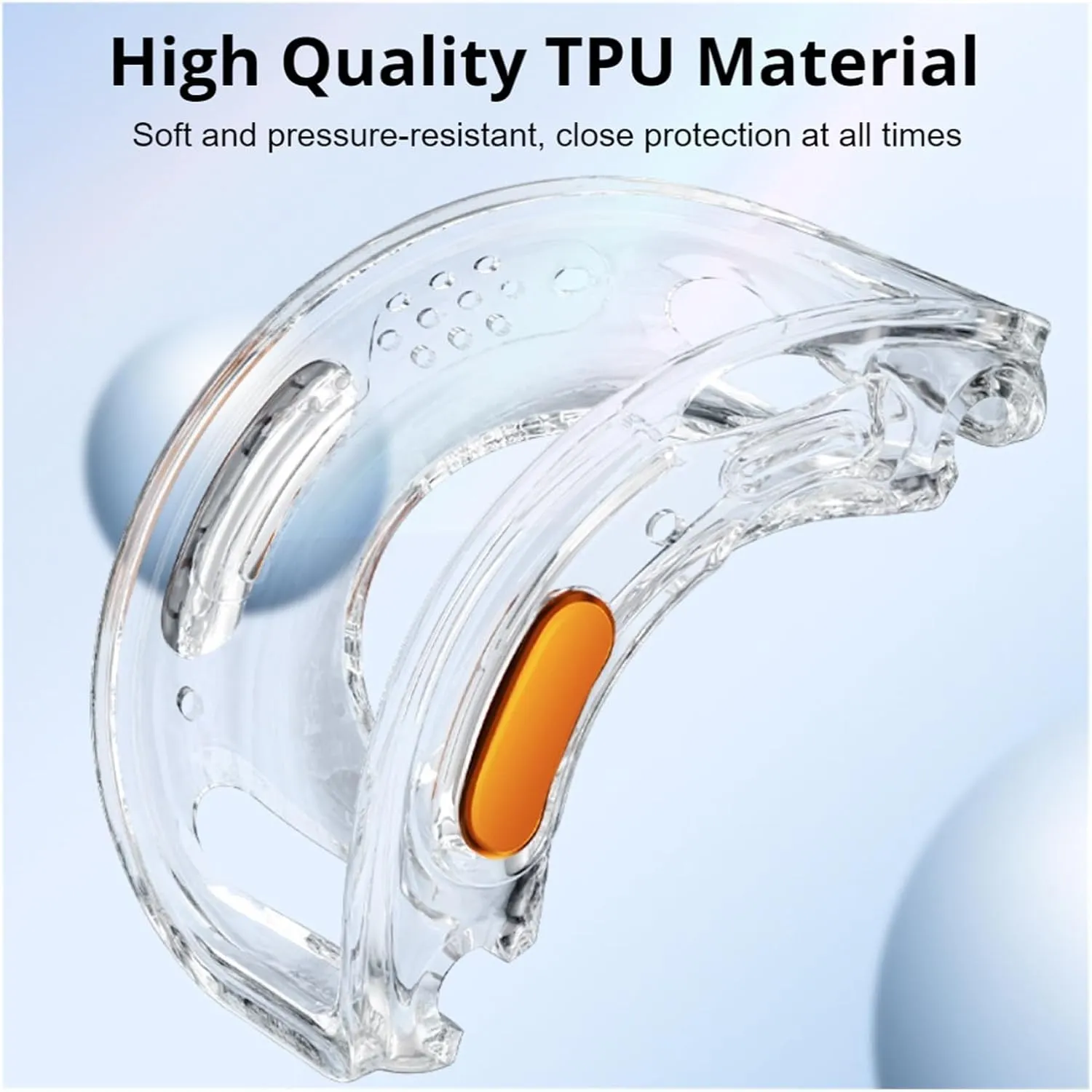 Watch Case for Apple Watch S10 42mm 46mm No Screen Protector Full HD TPU Bumper Cover for iWatch Series 10 Watch Cases(Transparency,S10 46mm)
