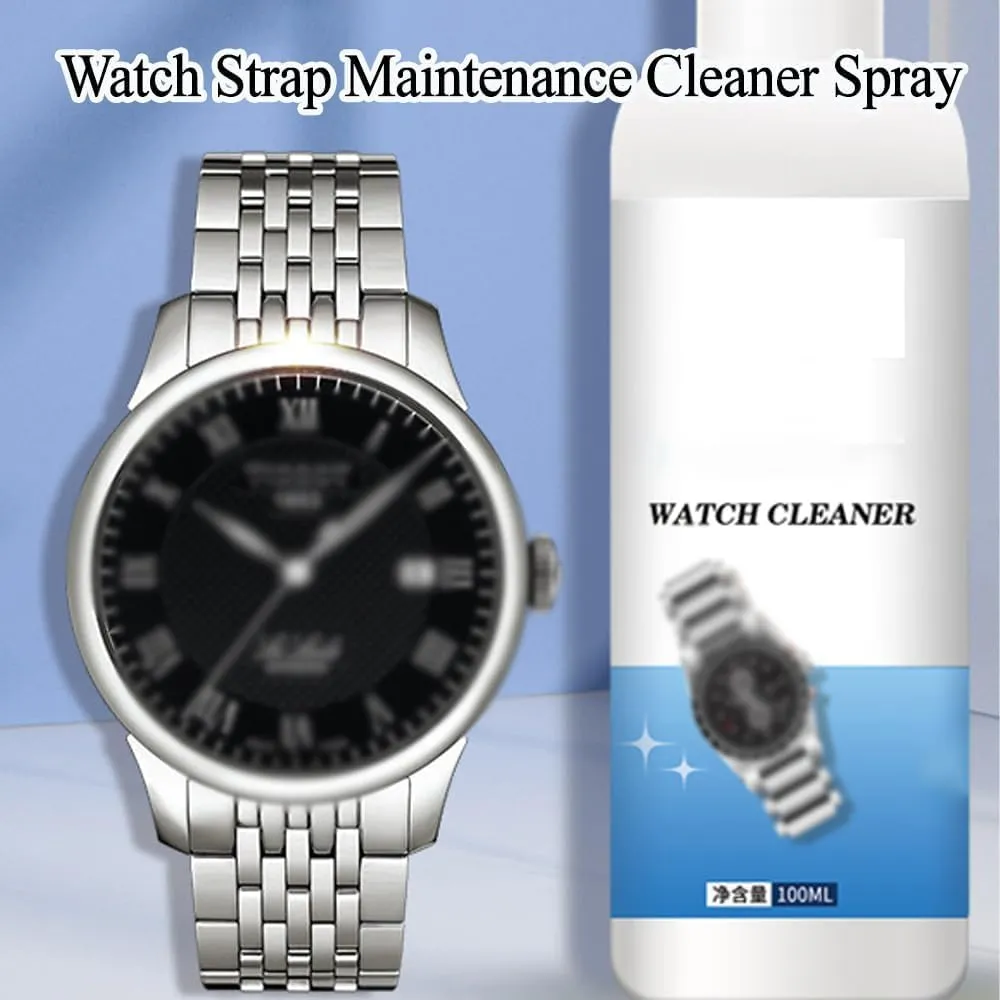 Watch Strap Maintenance Cleaner Spray,Metal Watch Strap Spray Cleaner,Watch Cleaner Solutions,Quick and Deep Cleaning,for Case Bracelet and Jewelry