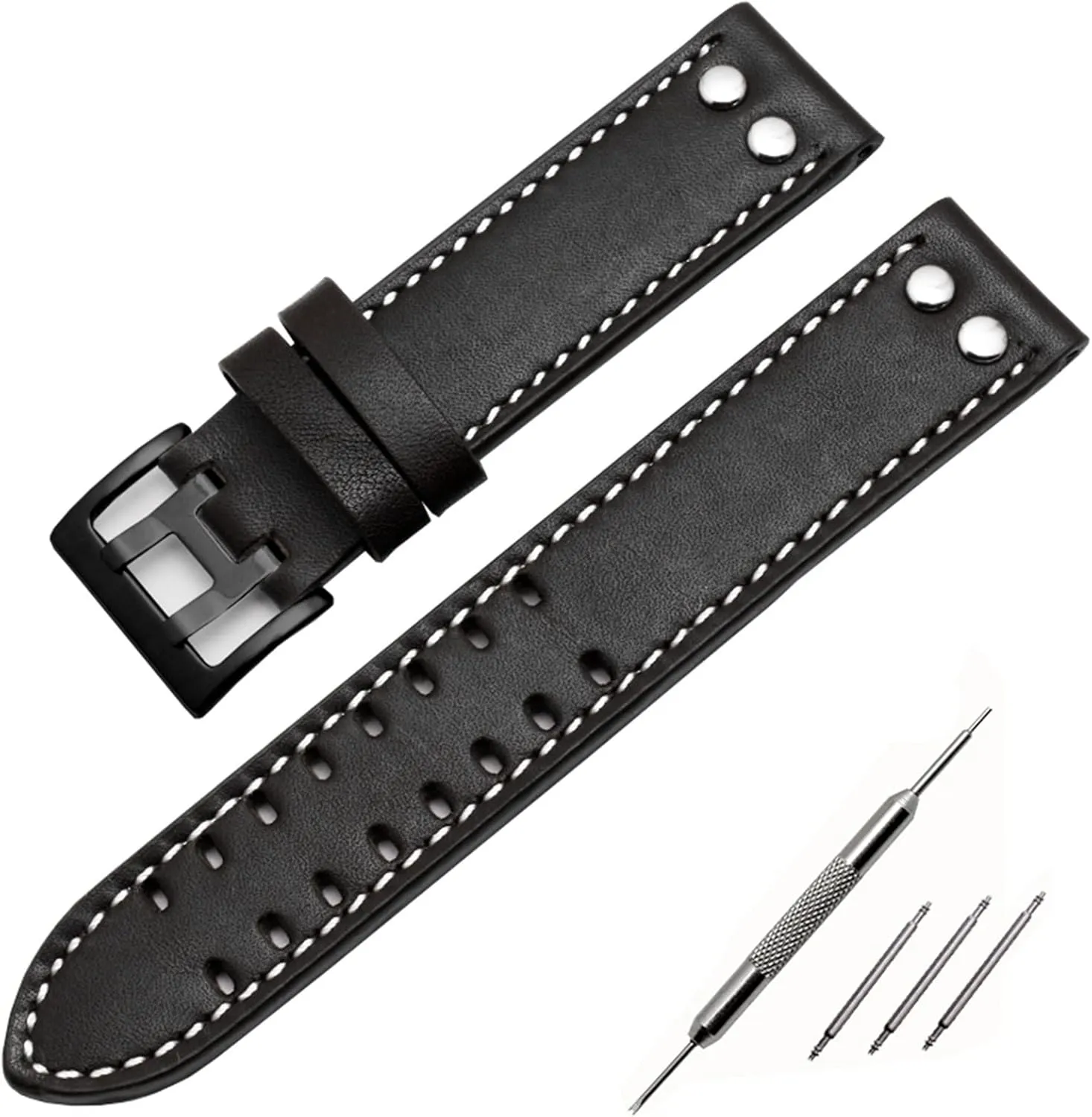 Watch Strap Rubber Strap Silicone Strap Universal Strap Buckle Strap Cowhide Strap Nylon Leather Silicone Strap Folding Buckle Strap Watch Strap Strap