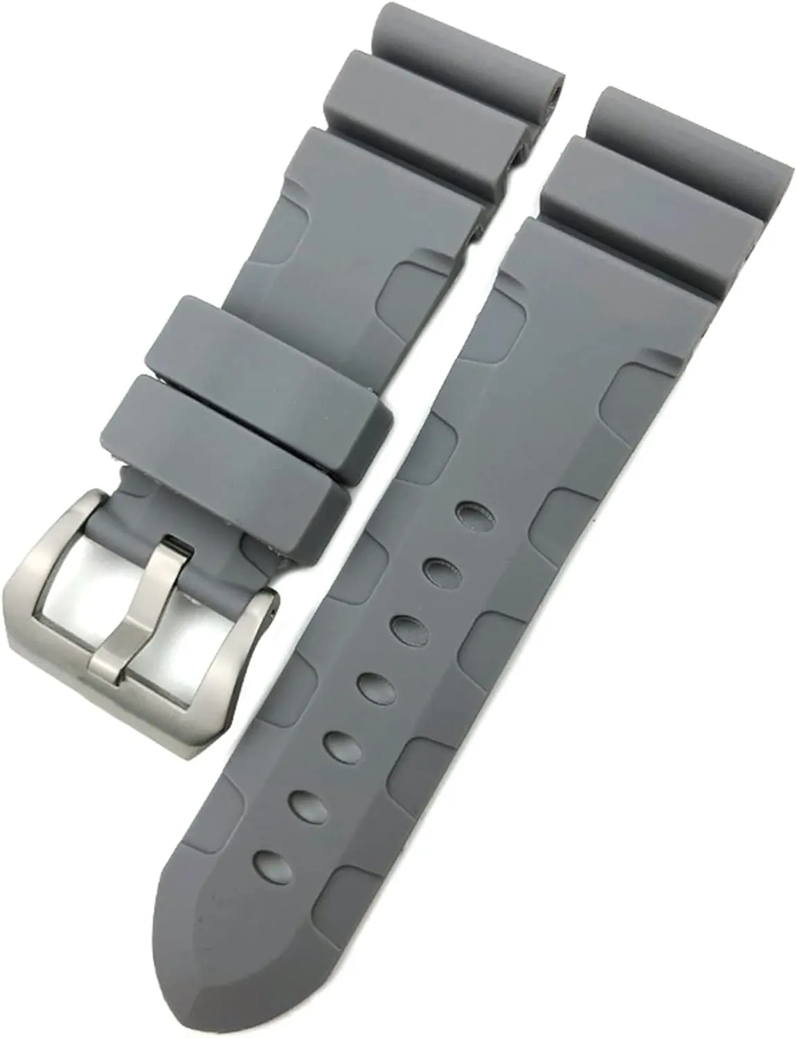 Watch Strap Rubber Strap Silicone Strap Universal Strap Buckle Strap Cowhide Strap Nylon Leather Silicone Strap Folding Buckle Strap Watch Strap Strap