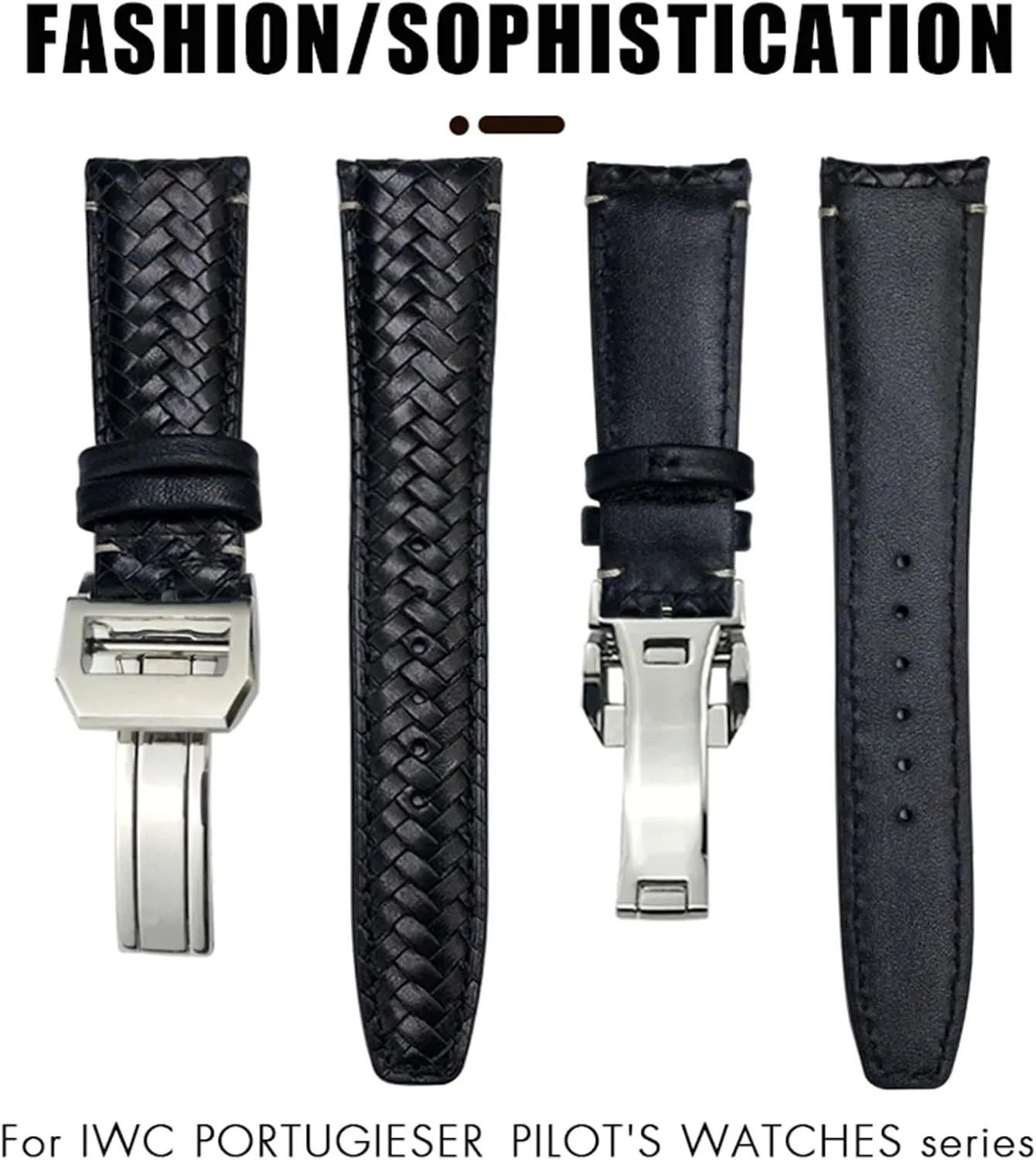 Watch Strap Rubber Strap Silicone Strap Universal Strap Buckle Strap Cowhide Strap Nylon Leather Silicone Strap Folding Buckle Strap Watch Strap Strap
