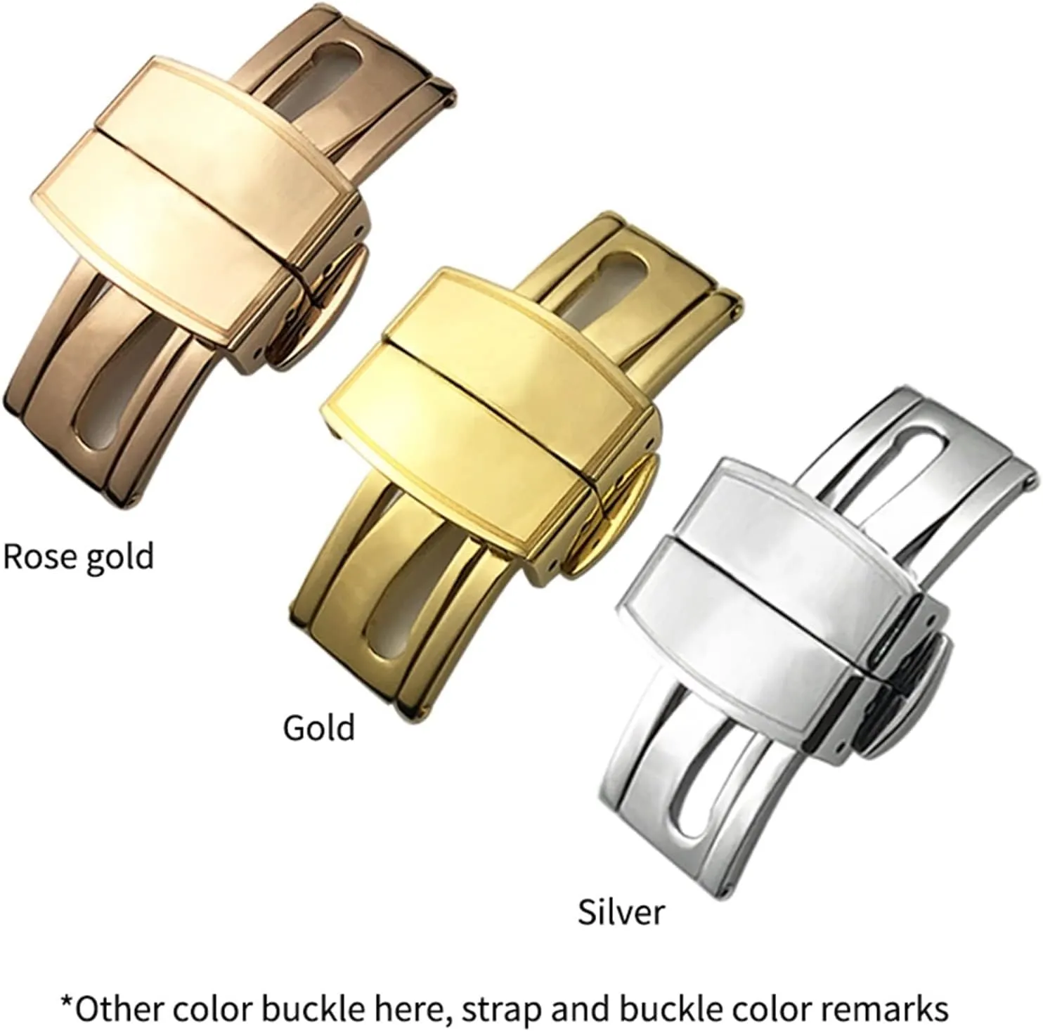 Watch Strap Rubber Strap Silicone Strap Universal Strap Buckle Strap Cowhide Strap Nylon Leather Silicone Strap Folding Buckle Strap Watch Strap Strap